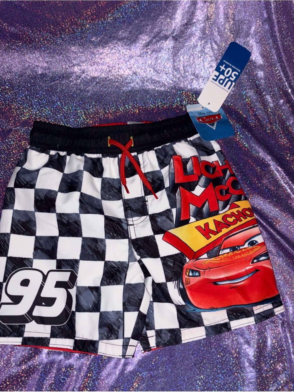 Lightning McQueen Swim Trunks